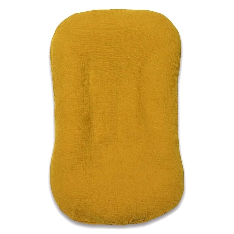 Pavoco Babybettwäsche Gelb Atmungsaktive Babyliege für Kinder kompakt leicht sicher für Nickerchen und Reisen