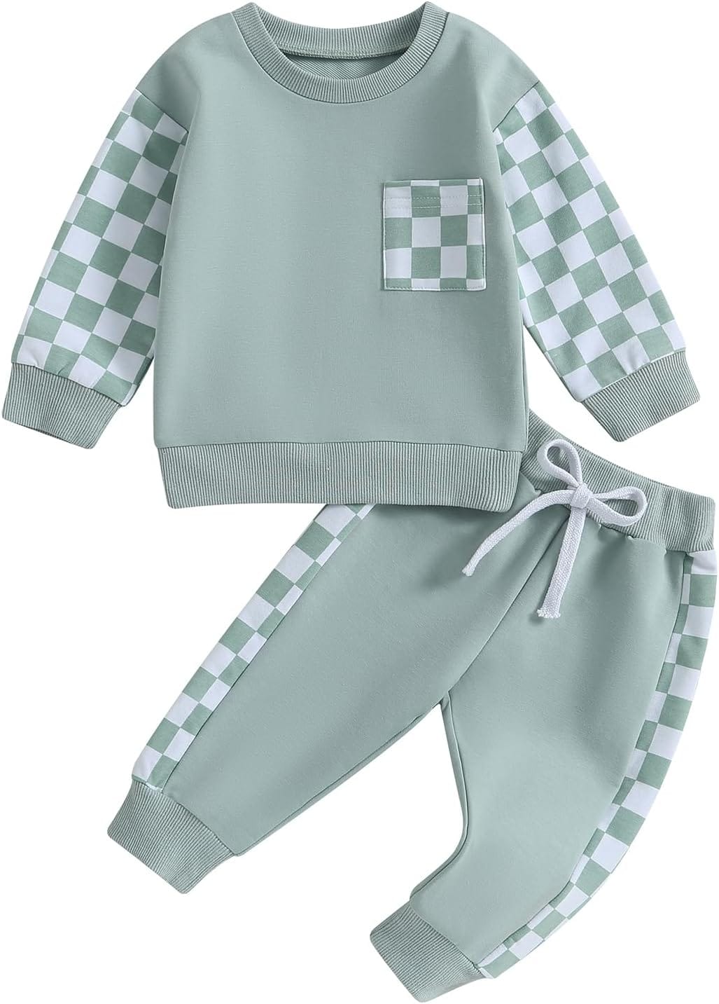 Pavoco Babykleidung A / 0-6 Monate Weiches Baby Jogger Set für Jungen Mädchen atmungsaktiv Herbst hochwertig Baumwolle