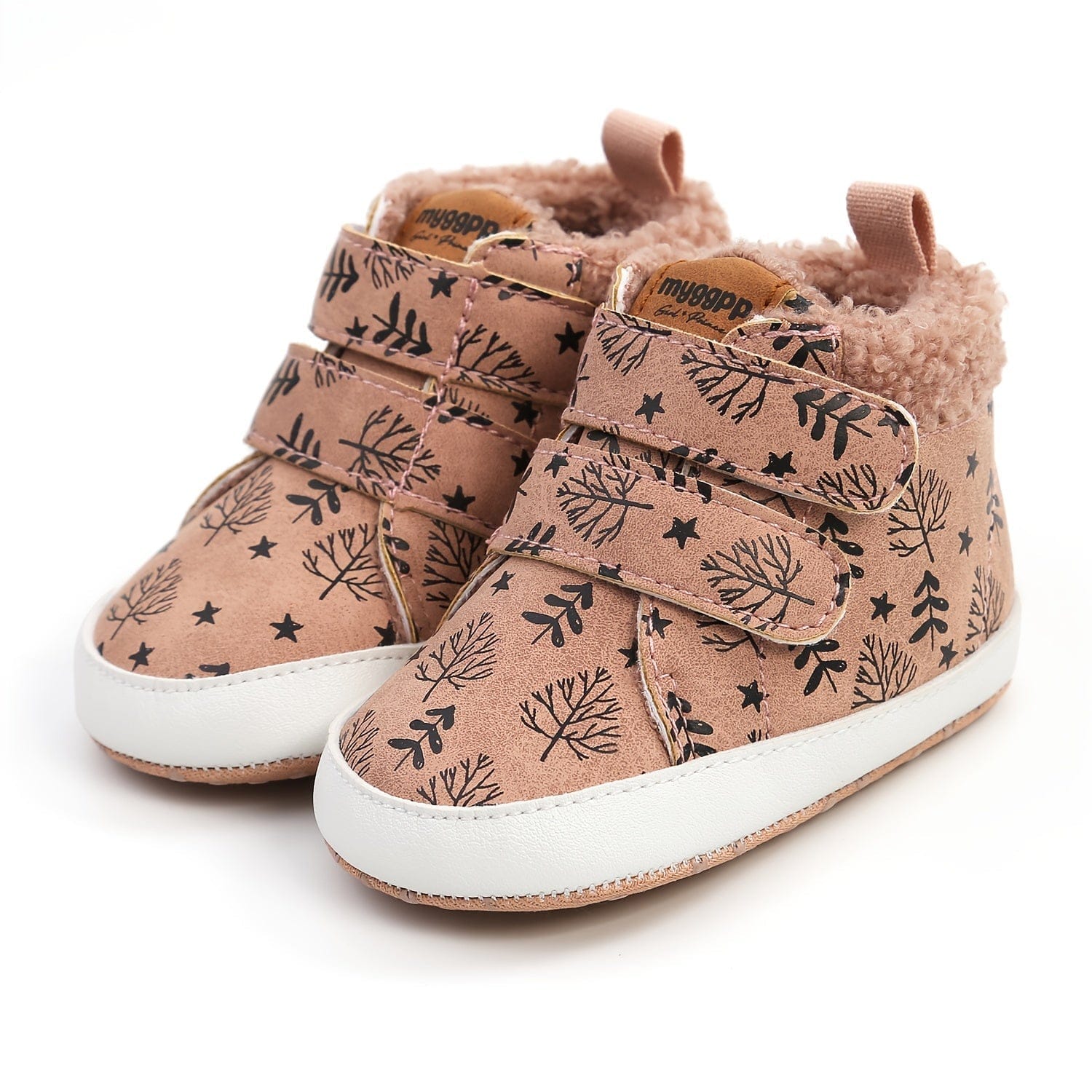 Pavoco Babyschuhe Bunt / 11 Kuschelige Babystiefel für Kinder warm Fleecefutter Winter mit Klettverschluss