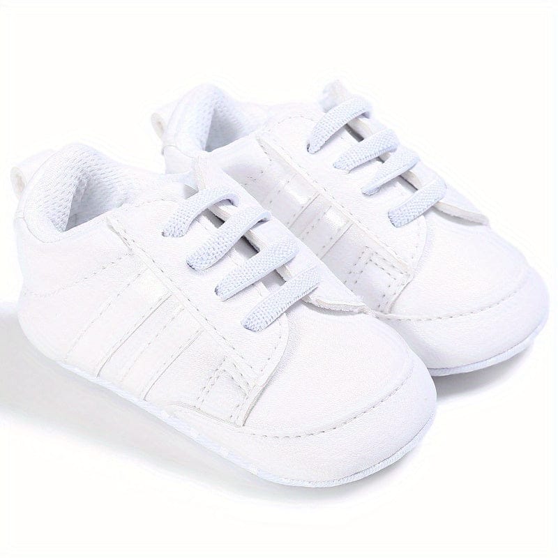 Pavoco Babyschuhe Weiß / 3 Bequeme Babyschuhe Slip-On leicht flexibel rutschfest für erste Schritte