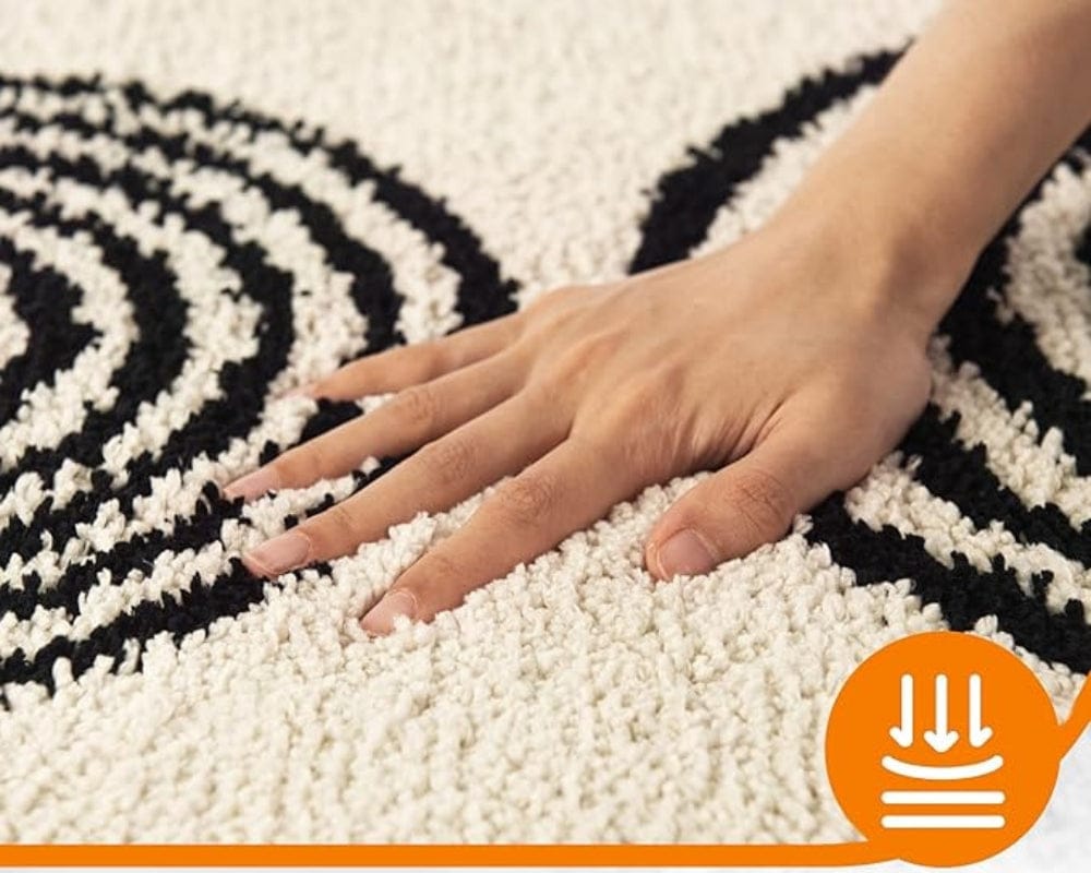 Pavoco Badematten Ultraweiche Badematte für Unisex rutschfest schnell trocknend Mikrofaser Badezimmerteppich