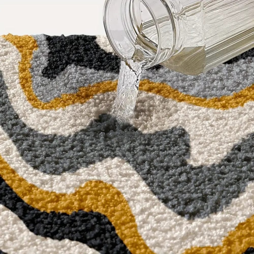 Pavoco Badematten Weiche Badematte für Unisex rutschfest saugfähig schnell trocknend Badezimmerteppich