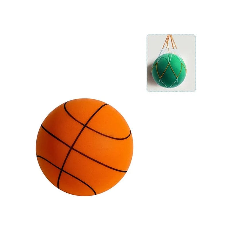 Pavoco Basketbälle 18 cm / Orange Geräuschloser Basketball für Kinder weich PU-Schaum Indoor