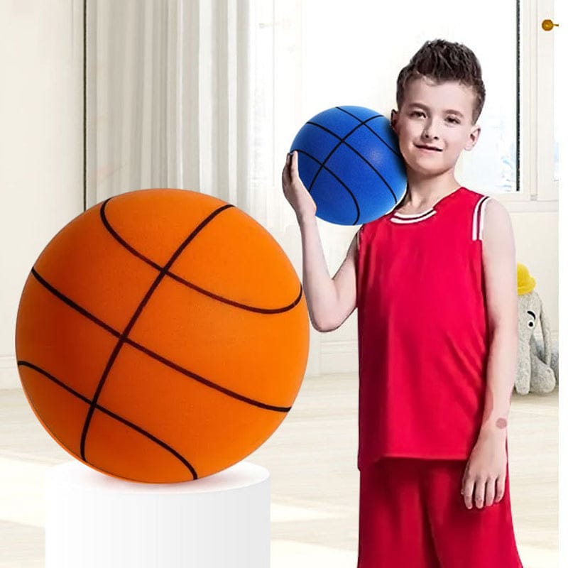 Pavoco Basketbälle Geräuschloser Basketball für Kinder weich PU-Schaum Indoor