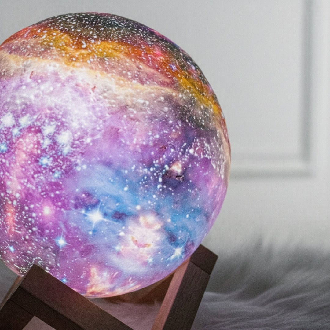 Pavoco Beleuchtung Beruhigende Nachtlampe für Kinder wiederaufladbar mit Sternenhimmel Projektion