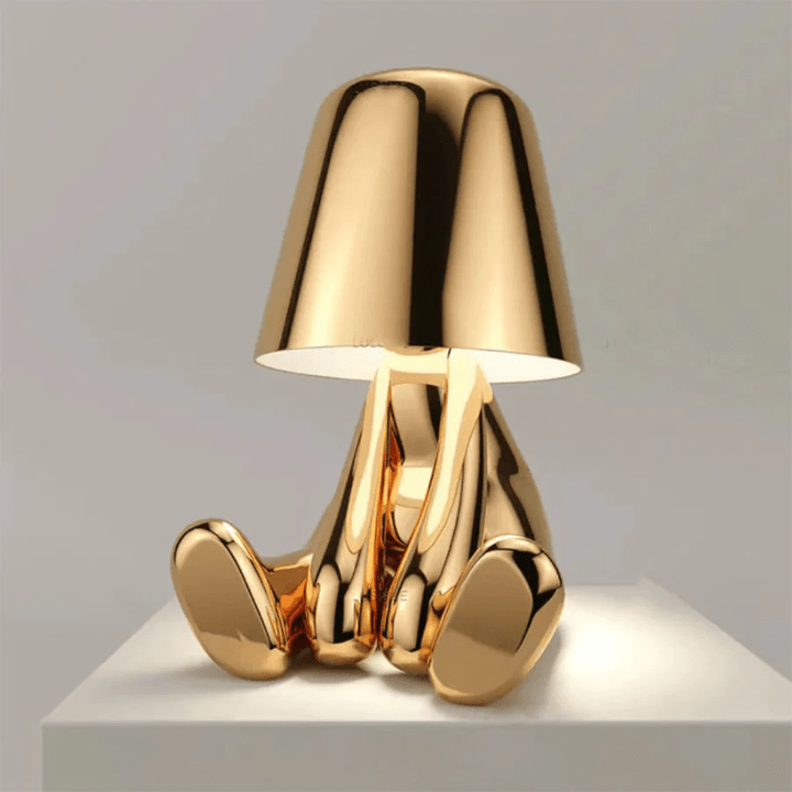 Pavoco Beleuchtung Gold / Entspannen Lumipose | dimmbare Tischlampe für Home modern