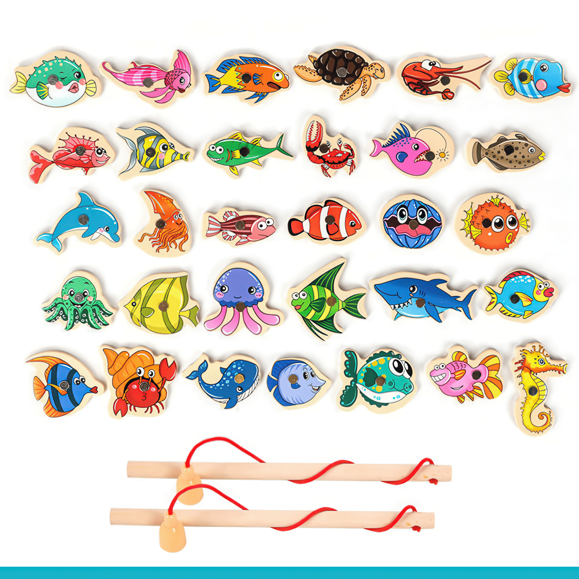 Pavoco Bildungsspielzeug Default Kira | kreatives Angelspiel für Kinder magnetisch