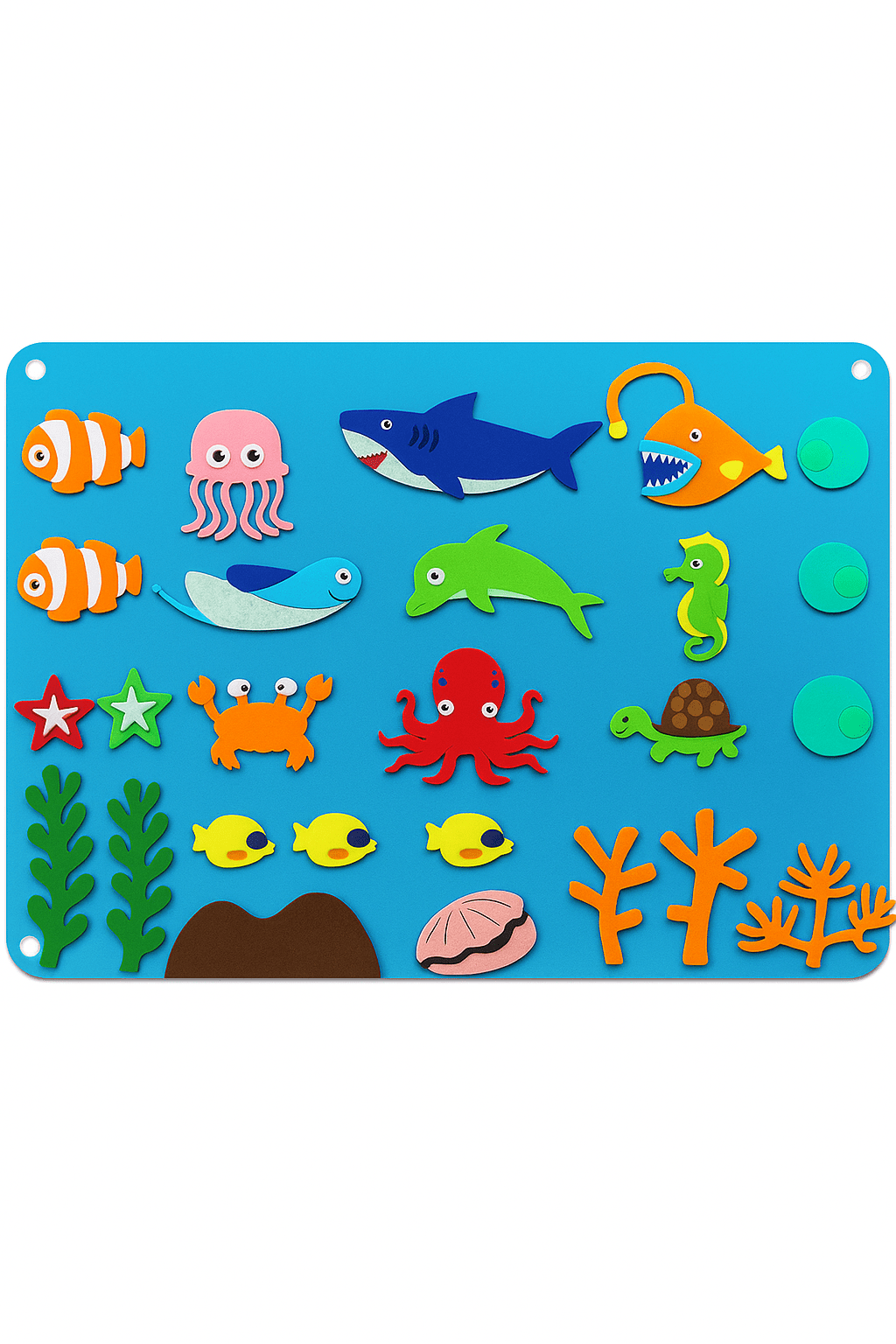 Pavoco Bildungsspielzeug Hof | interaktive Filzmatte für Kinder kreativ