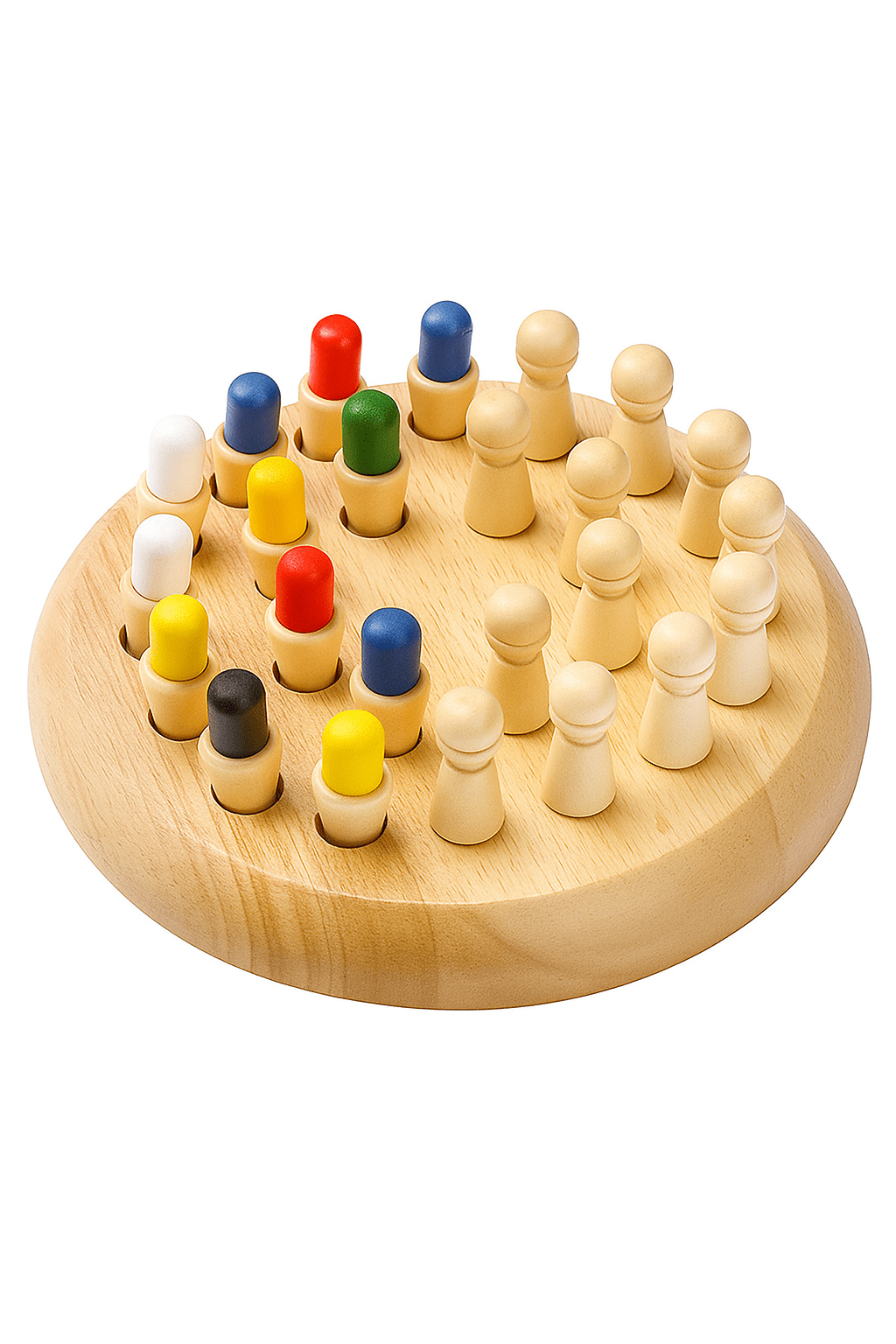 Pavoco Brettspiele Default Zuri | kreatives Memory-Spiel für Kinder aus Holz