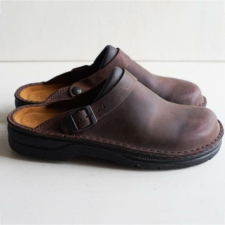 Pavoco Clogs Bequeme Lederclogs für Unisex rutschfest vielseitig Alltag