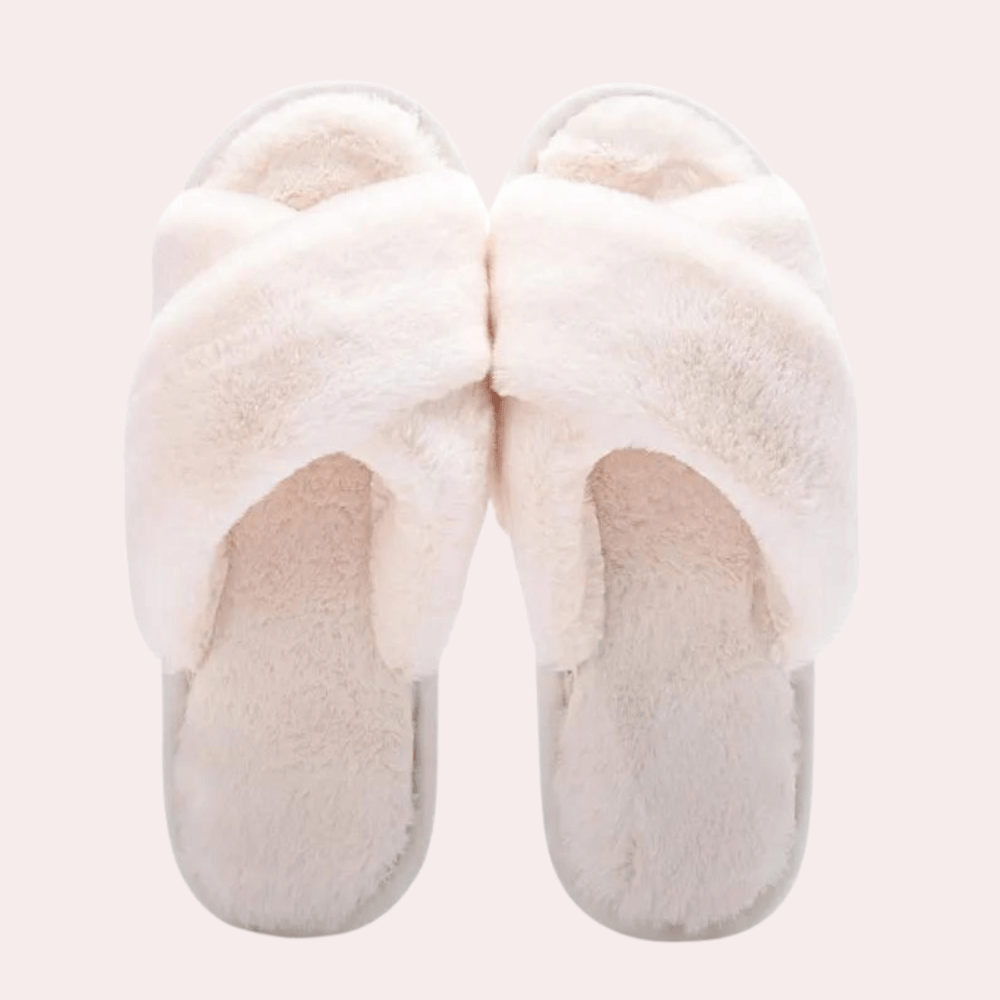 Pavoco Damen Hausschuhe Weiß / 35 Weiche Hausschuhe für Damen warm bequem Lammfell Herbst rutschfest