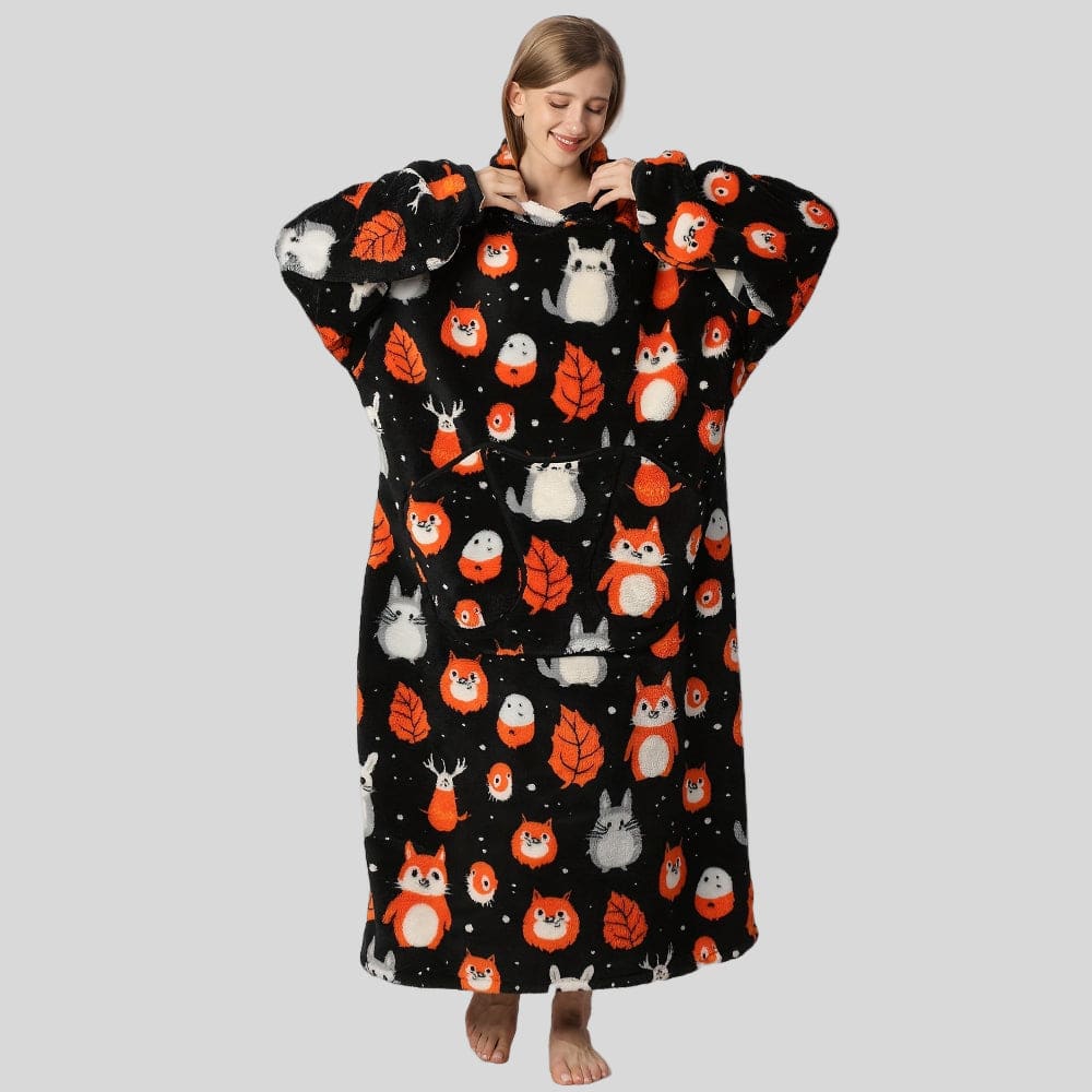 Pavoco Damen Sweatshirts Biber Kuscheliges Oversize Sweatshirt für Damen warm mit Kapuze Winter