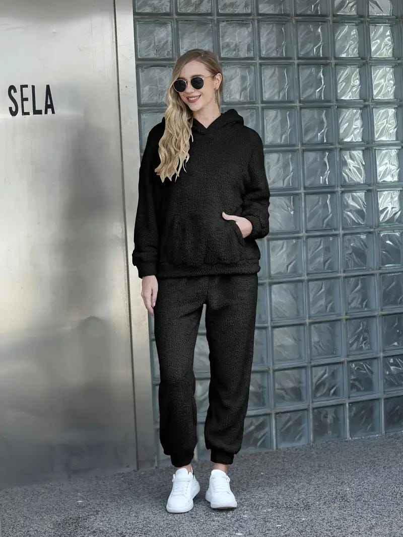 Pavoco Damenbekleidung Stilvolles Twin-Set für Damen gemütlich warm Winter