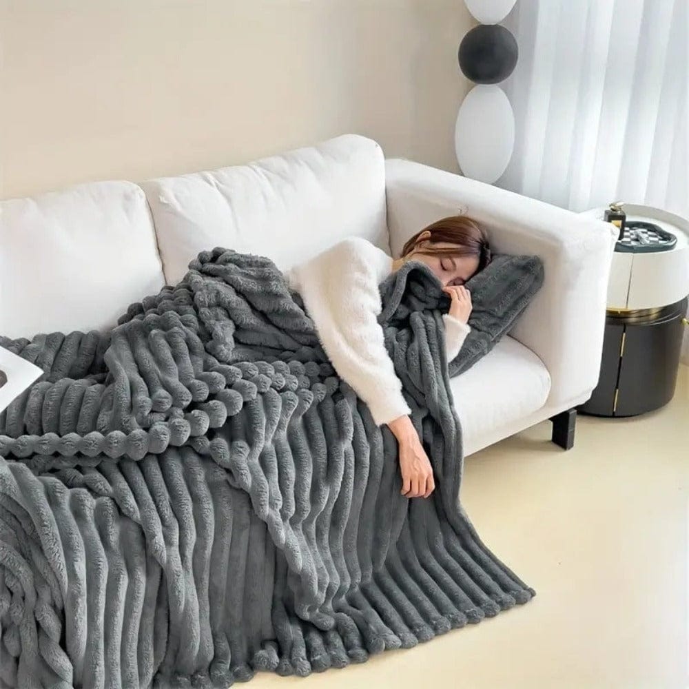 Pavoco Decken & Überwürfe Himmlische Kuscheldecke für Unisex ganzjährig atmungsaktiv Fleece vielseitig