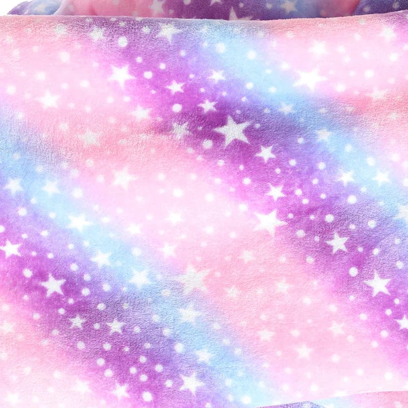 Pavoco Decken & Überwürfe Kuschelige Oversized Decke für Unisex mit Kapuze und Taschen aus Fleece Herbst Winter