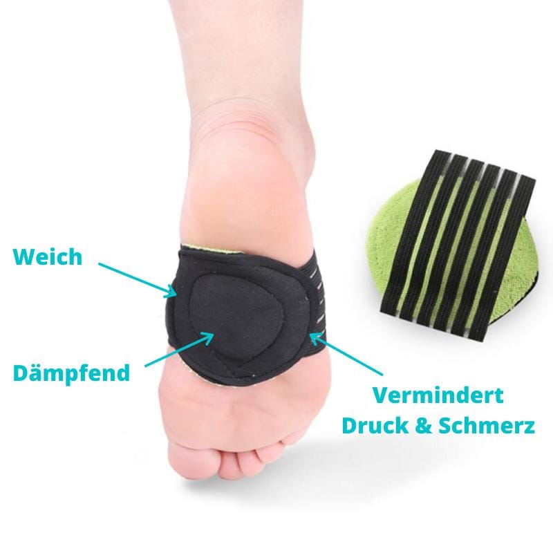 Pavoco Fußorthesen Default Flexible Fußstütze für Unisex orthopädisch atmungsaktiv schmerzlindernd gegen Plantarfasziitis