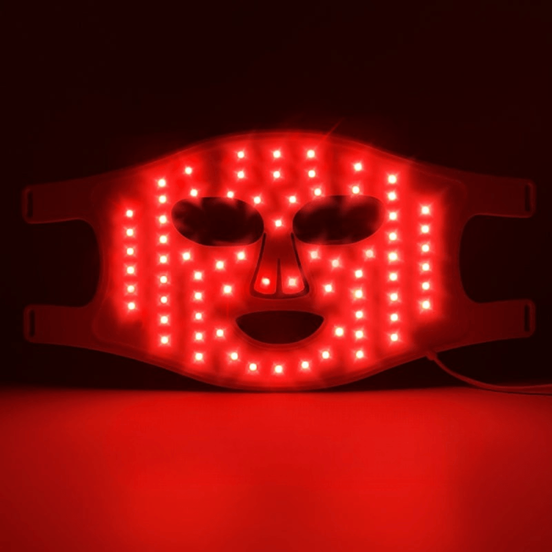 Pavoco Gesichtsmasken Default Effektive LED Gesichtsmaske für Damen alle Hauttypen schnell wirkend Falten reduzieren