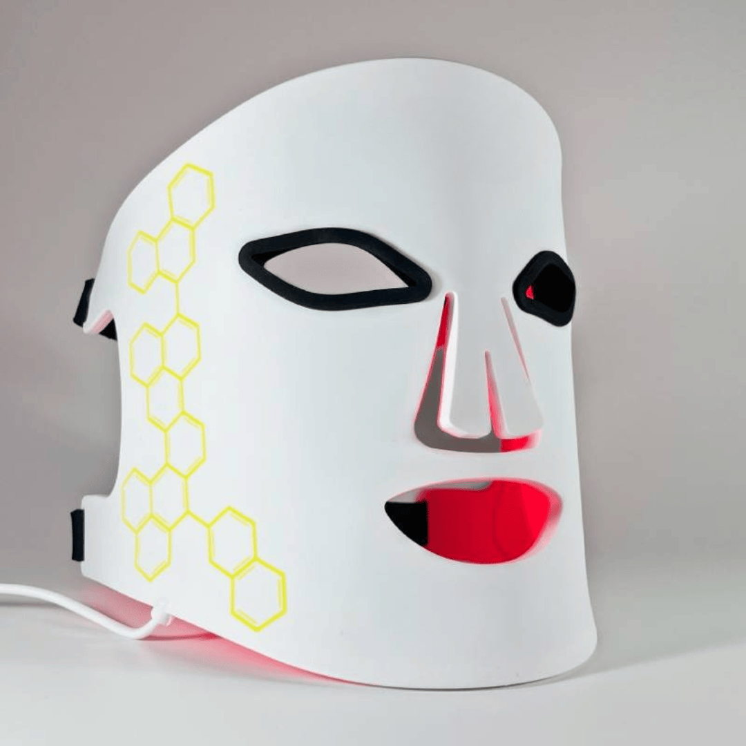 Pavoco Gesichtsmasken Default Effektive LED Gesichtsmaske für Damen alle Hauttypen schnell wirkend Falten reduzieren