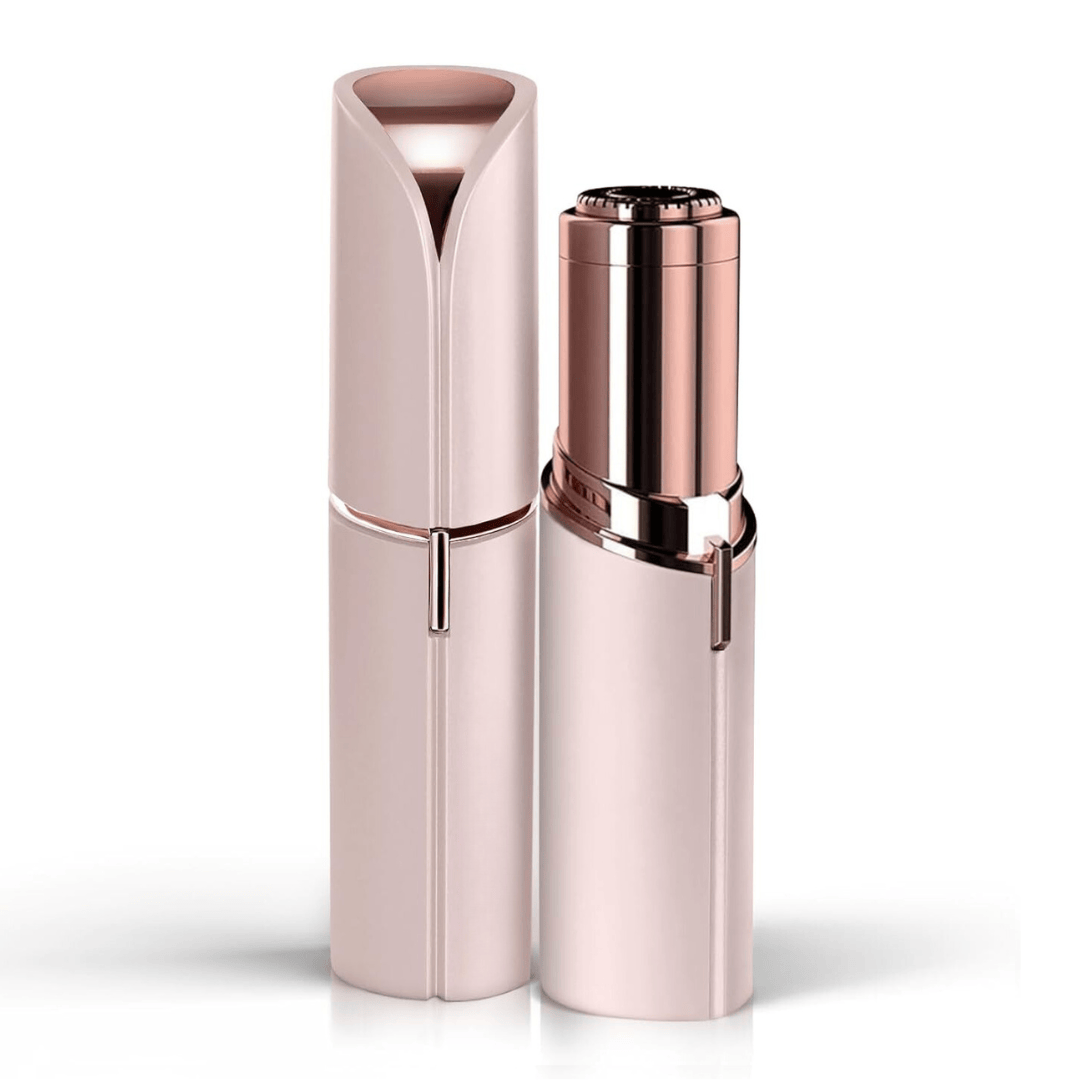 Pavoco Haarentfernungsprodukte Hellrosa Schmerzfreier Gesichtshaarentferner für Damen kompakt präzise tragbar