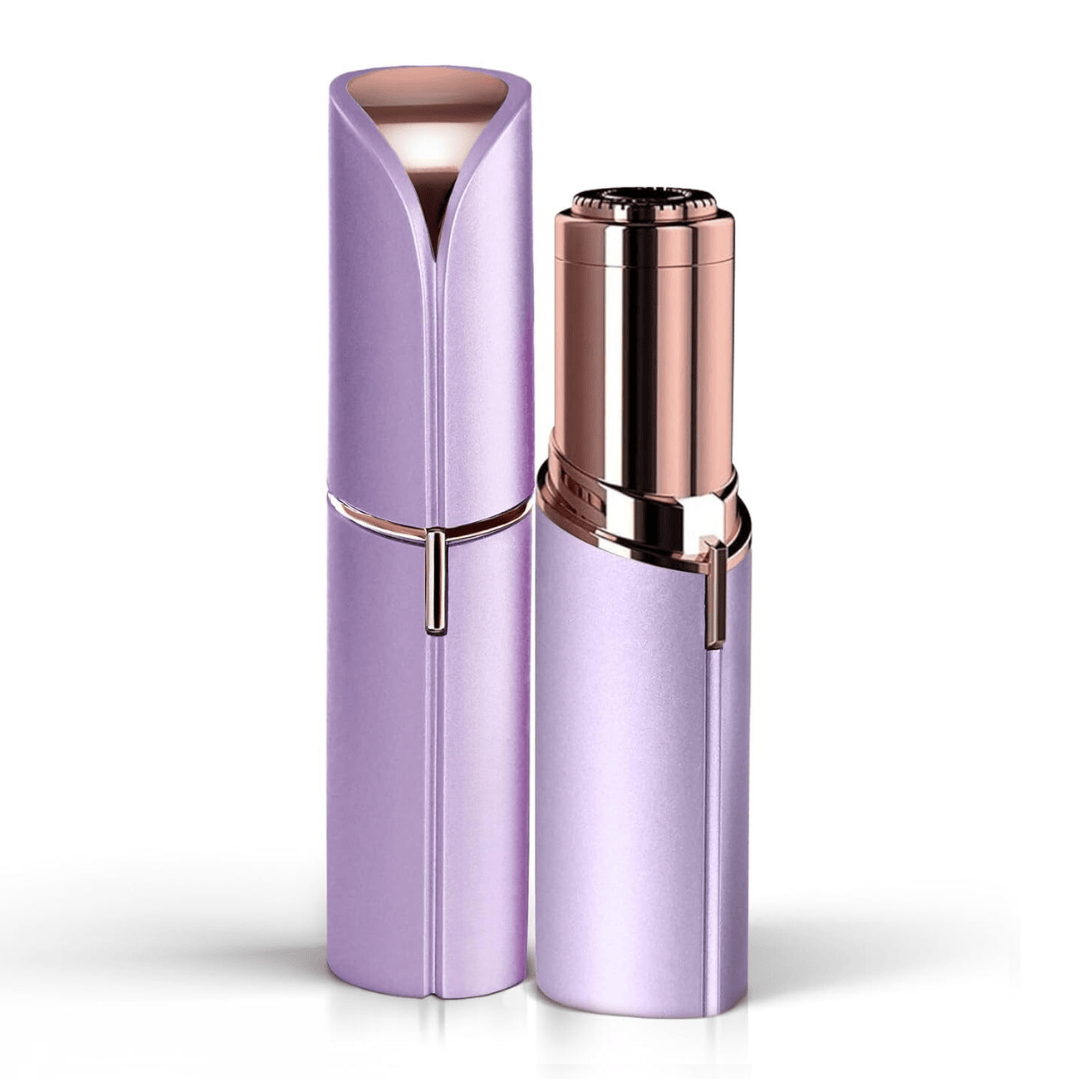 Pavoco Haarentfernungsprodukte Lila Schmerzfreier Gesichtshaarentferner für Damen kompakt präzise tragbar