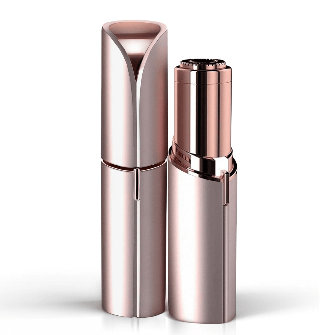 Pavoco Haarentfernungsprodukte Roségold Schmerzfreier Gesichtshaarentferner für Damen kompakt präzise tragbar