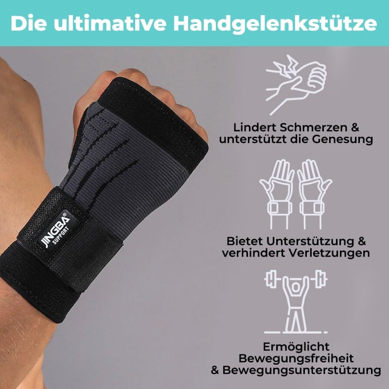 Pavoco Handgelenkstützen & -schienen Atmungsaktive Handgelenkbandage für Unisex flexibel stabilisierend Sport