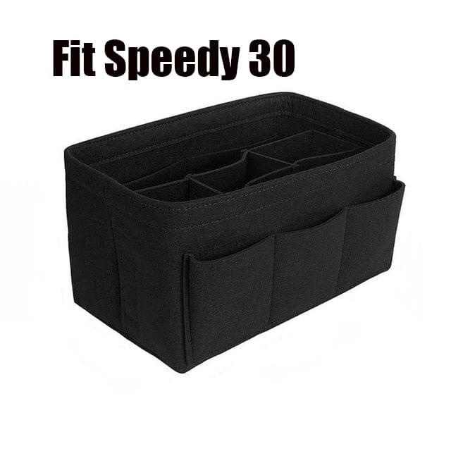 Pavoco Handtaschen-Organizer Eleganter Filz Taschen Organizer für Damen vielseitig 13 Fächer stabil