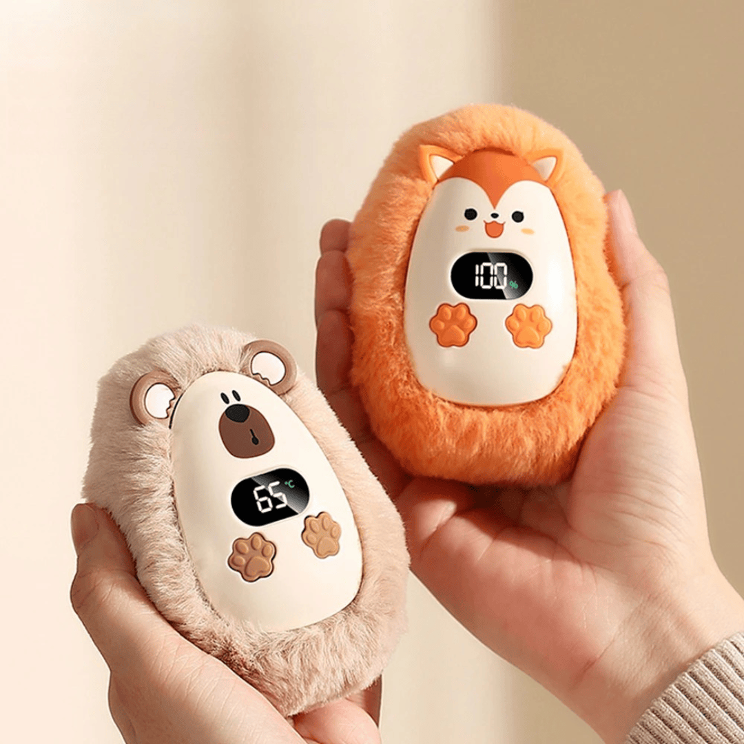 Pavoco Handwärmer Kompakter elektrischer Handwärmer für Unisex mit 3 Heizstufen und LCD-Display