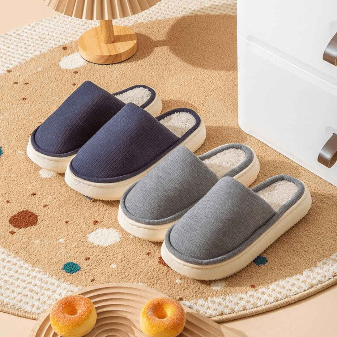 Pavoco Hausschuhe Bequeme Hausschuhe für Unisex warm rutschfest therapeutisch ideal für Zuhause