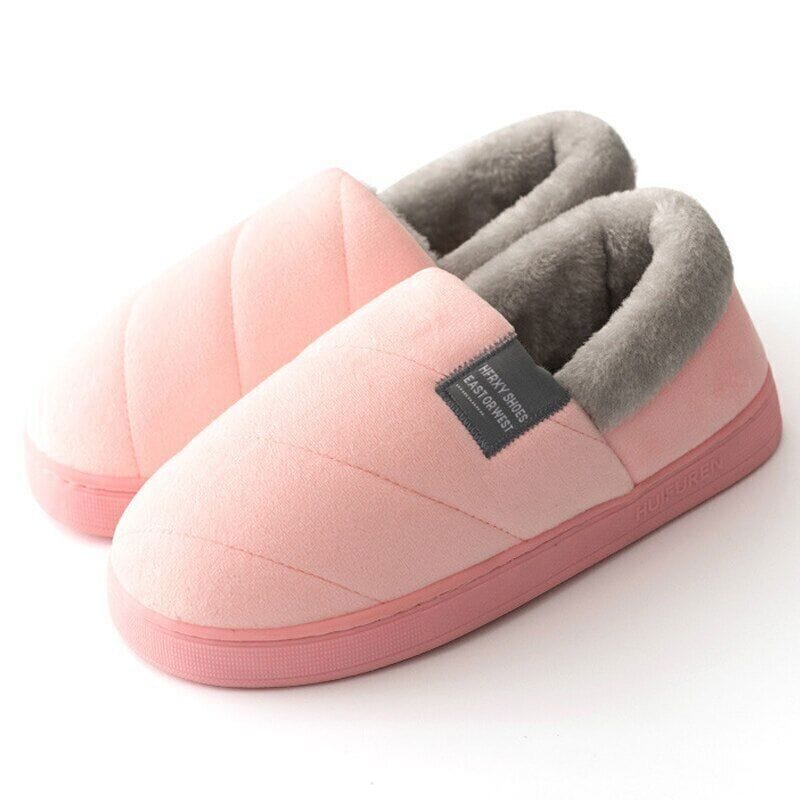 Pavoco Hausschuhe LILA / 36 - 37 Kuschelige Hausschuhe für Damen warm rutschfest Winter bequem