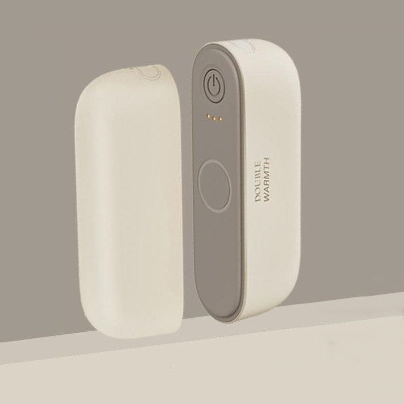 Pavoco Heiz- und Kühlgeräte Weiß Kompakter Elektrischer Handwärmer für Unisex tragbar schnell aufheizend Outdoor