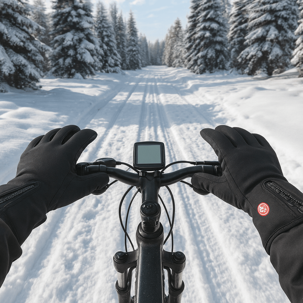 Pavoco Heizdecken Wasserdichte Beheizbare Handschuhe für Unisex Winter Touchscreen Rutschfest