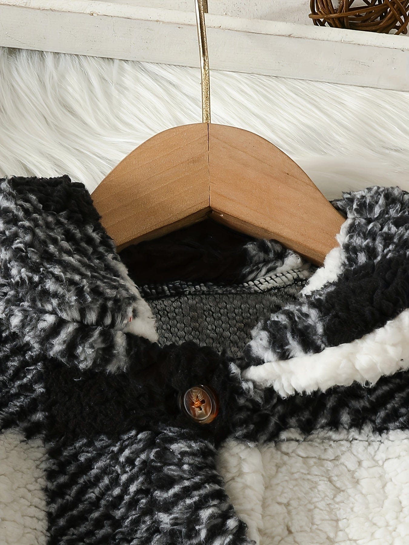 Pavoco Jacken & Mäntel Weiche Fleecejacke für Kinder kariert leicht warm gemütlich Winter