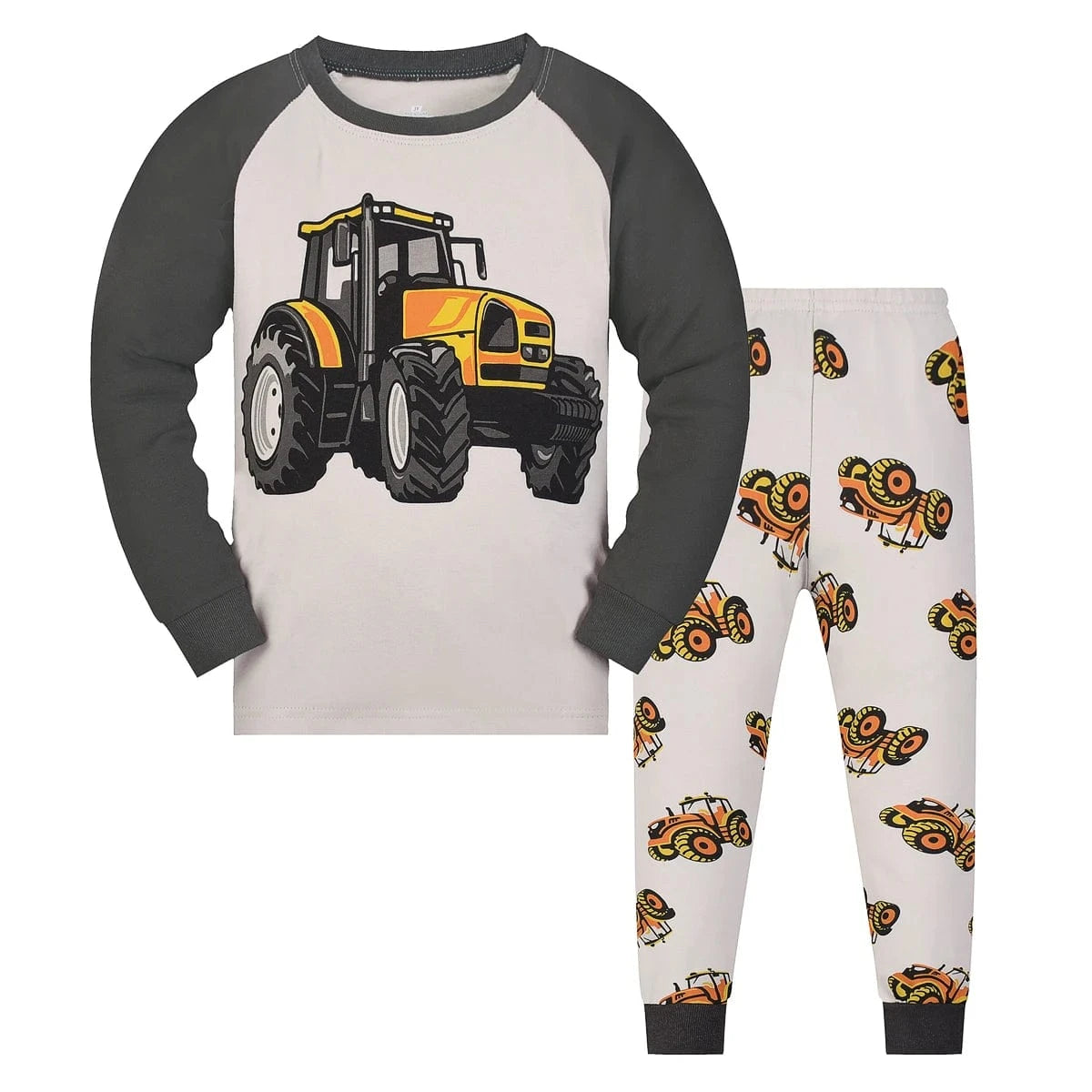 Pavoco Jungen-Schlafanzüge Lässiges Jungen-Pyjama-Set für Kinder 2–9 Jahre aus Baumwolle mit LKW-Muster