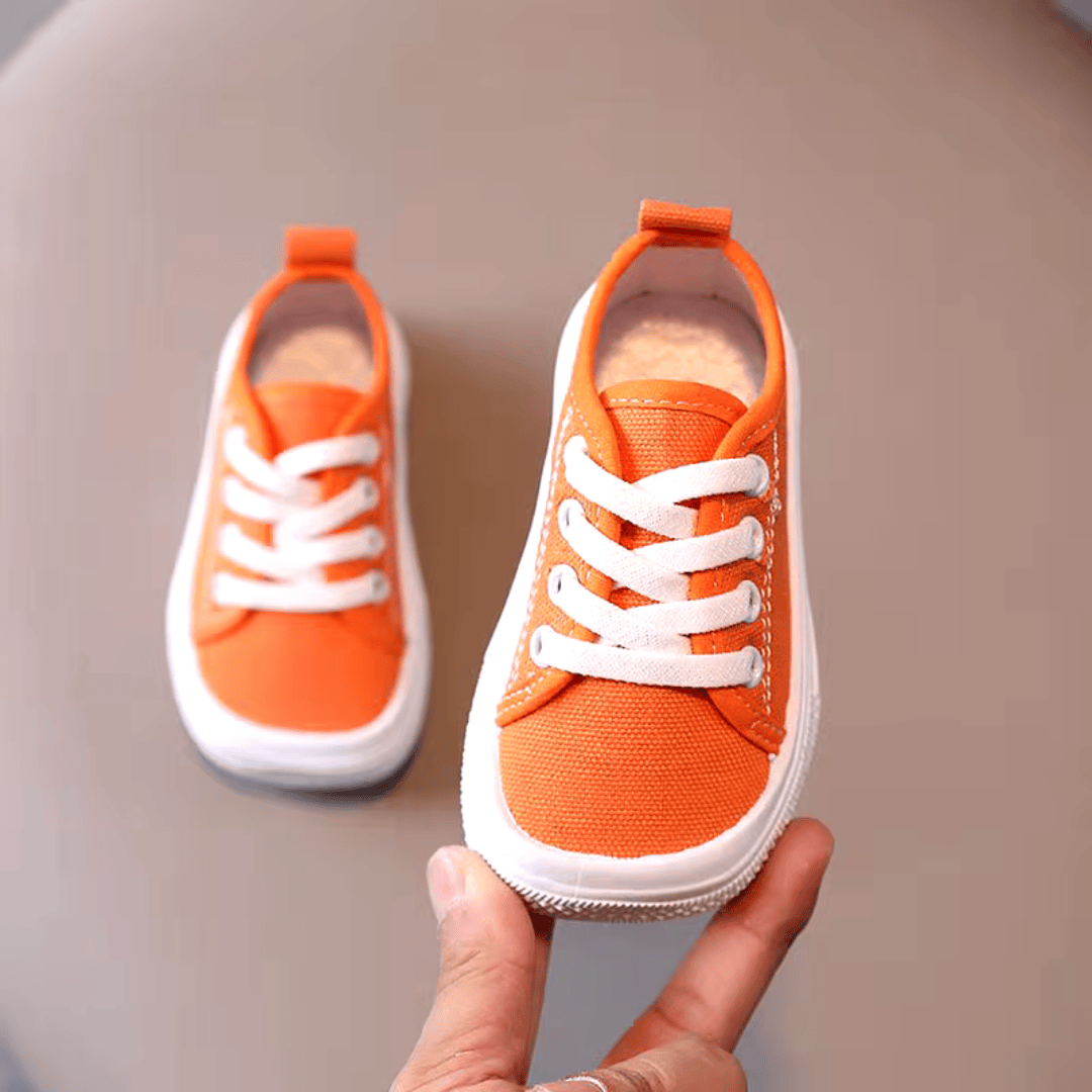 Pavoco Kinder Schuhe Orange / 21 - 22 Atmungsaktive Sneaker für Kinder leicht flexibel bequem Sommer