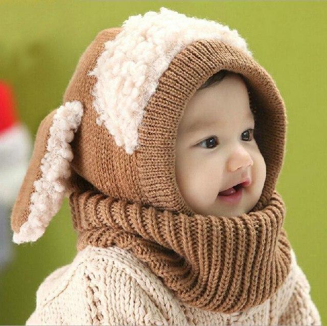 Pavoco Kinderhüte & -schals Braun Kuscheliges Winterset für Kinder Mütze Schal wärmend farbenfroh Fleece