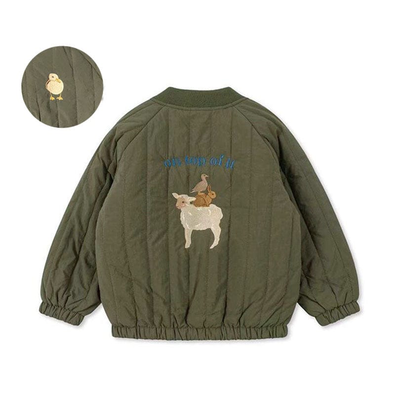 Pavoco Kinderoberbekleidung C / 12-18M 80 Wattierte Kinderjacke für Jungen und Mädchen warm atmungsaktiv Fleece Winter