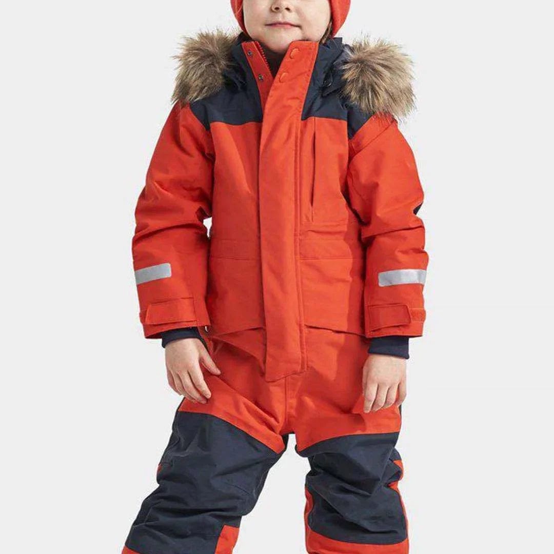 Pavoco Kinderoberbekleidung Orange / 18M Wasserdichter Skioverall für Kinder atmungsaktiv mit Kapuze Winter 116 122 122 128