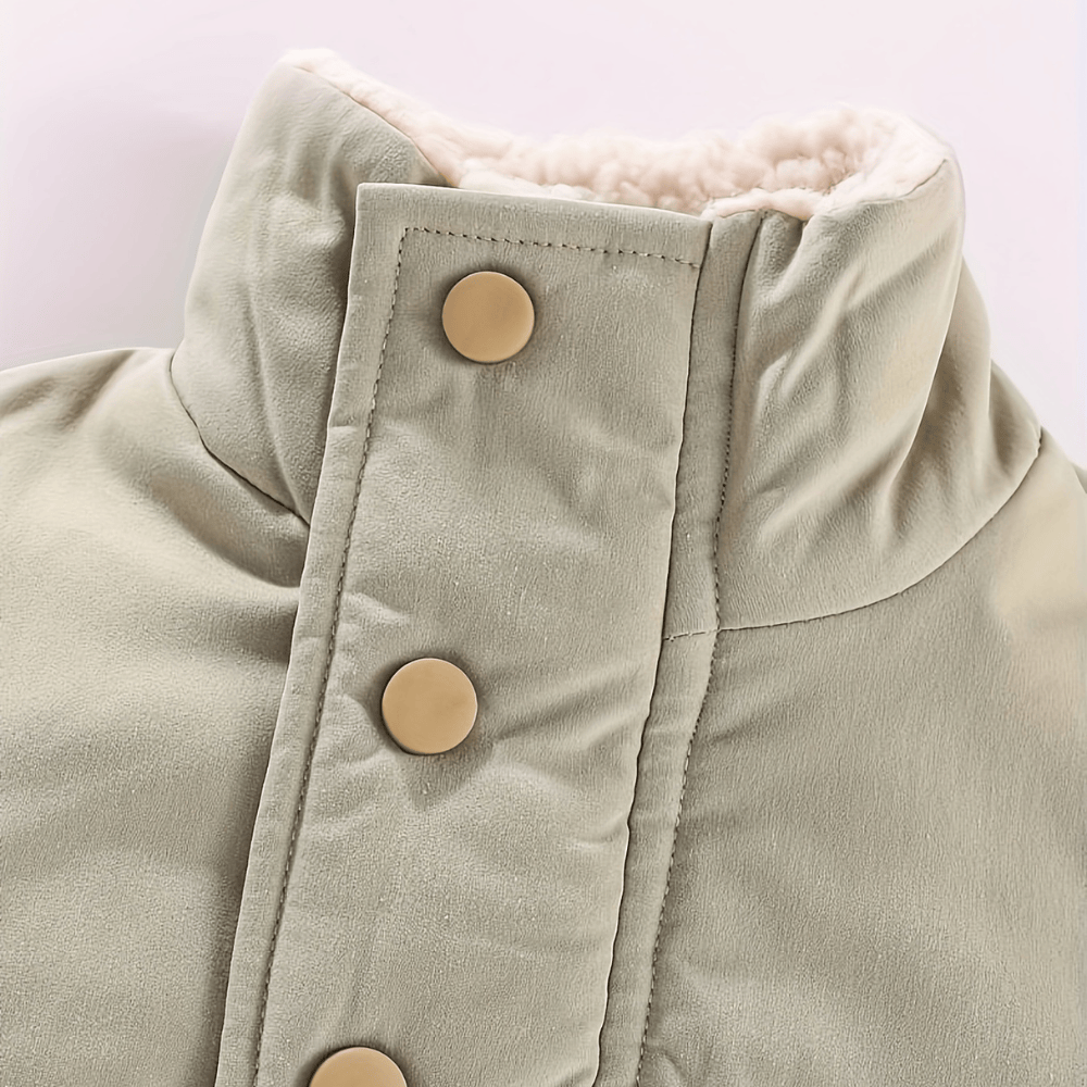Pavoco Kinderpullover & -jacken Dicke Strickjacke für Kinder hochgeschlossen warm winterlich bequem