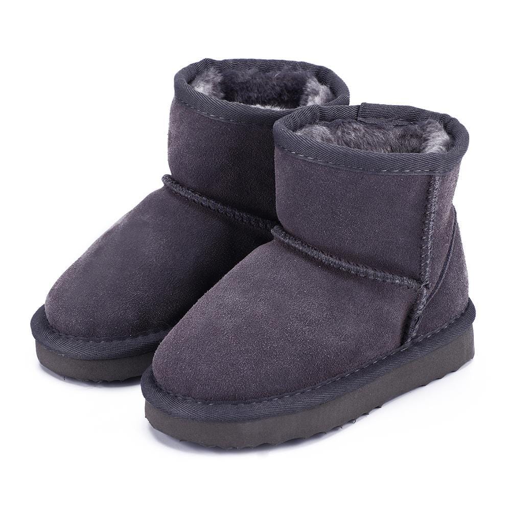 Pavoco Kinderstiefel Anthrazit / 25 Warme Winterstiefel für Kinder wasserdicht rutschfest
