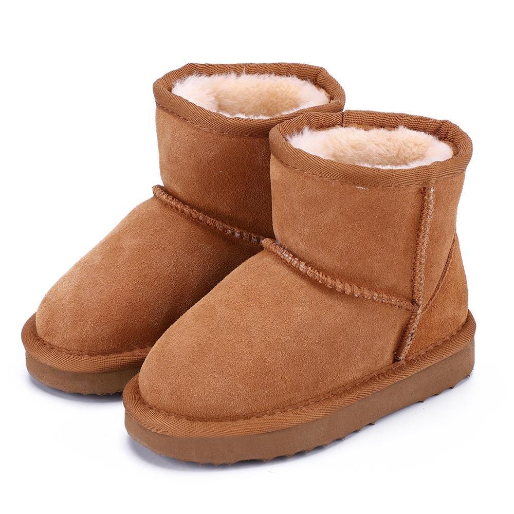 Pavoco Kinderstiefel Hellbraun / 25 Warme Winterstiefel für Kinder wasserdicht rutschfest
