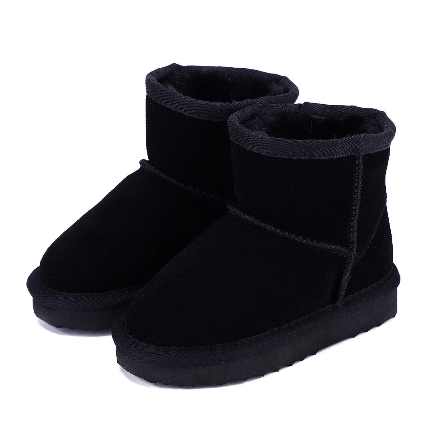 Pavoco Kinderstiefel Schwarz / 25 Warme Winterstiefel für Kinder wasserdicht rutschfest