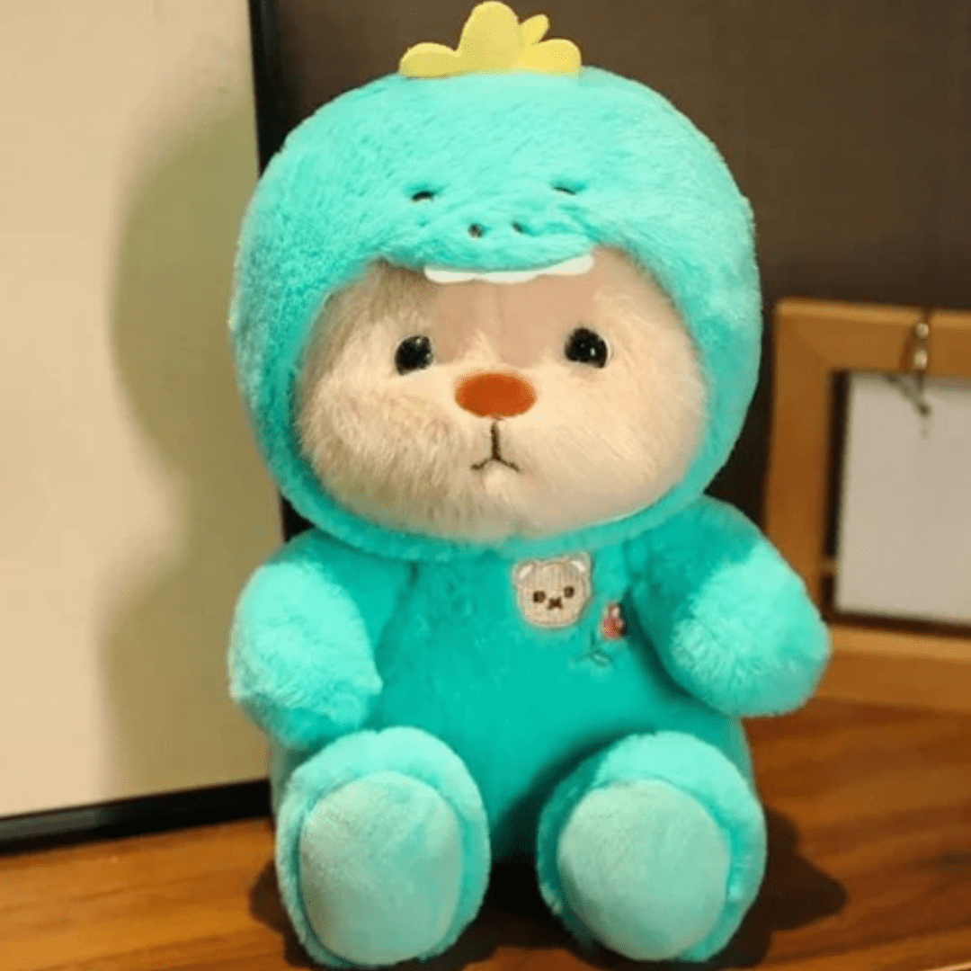 Pavoco Kissen Türkis Weiches Plüschkissen für Kinder und Erwachsene kuschelig Geschenkidee 23 cm