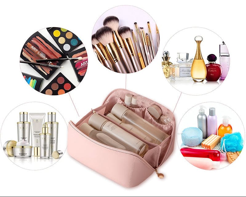 Pavoco Kosmetiktaschen Geräumige Kosmetiktasche für Damen groß wasserabweisend ideal für Reisen