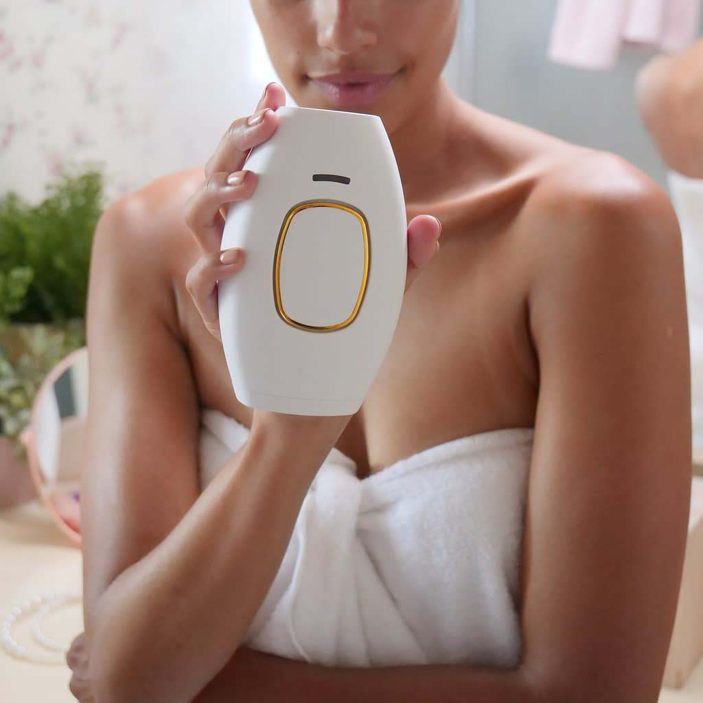 Pavoco Laser-Haarentfernungsgeräte Default Effektives Laser Haarentfernung Gerät für Damen sicher dauerhaft einfach zuhause