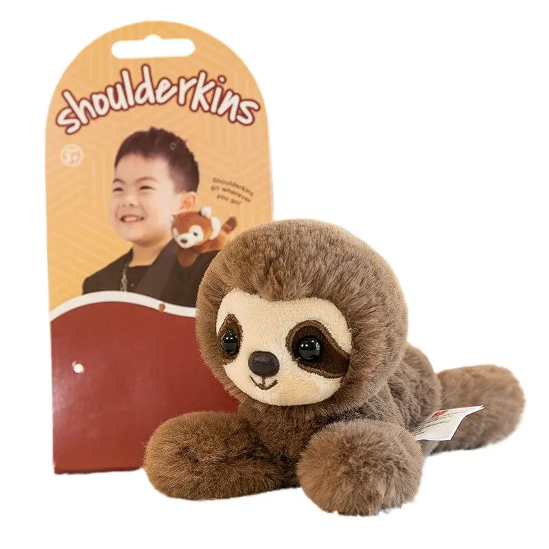 Pavoco Plüschtiere Faultier Niedliches Kuscheltier für Kinder magnetisch tragbar Geschenkidee