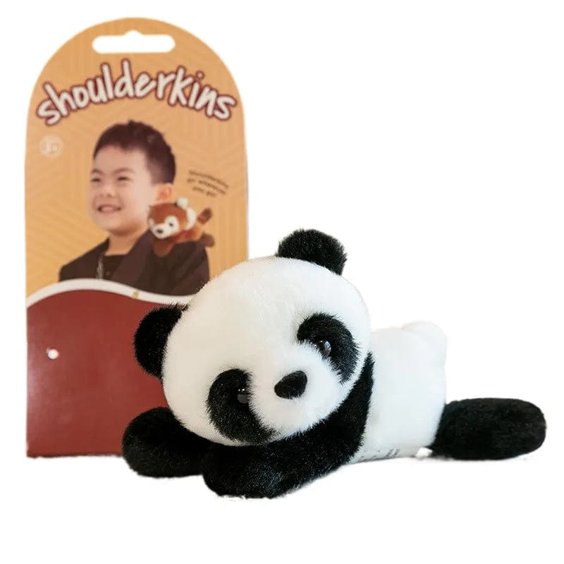 Pavoco Plüschtiere Panda Niedliches Kuscheltier für Kinder magnetisch tragbar Geschenkidee