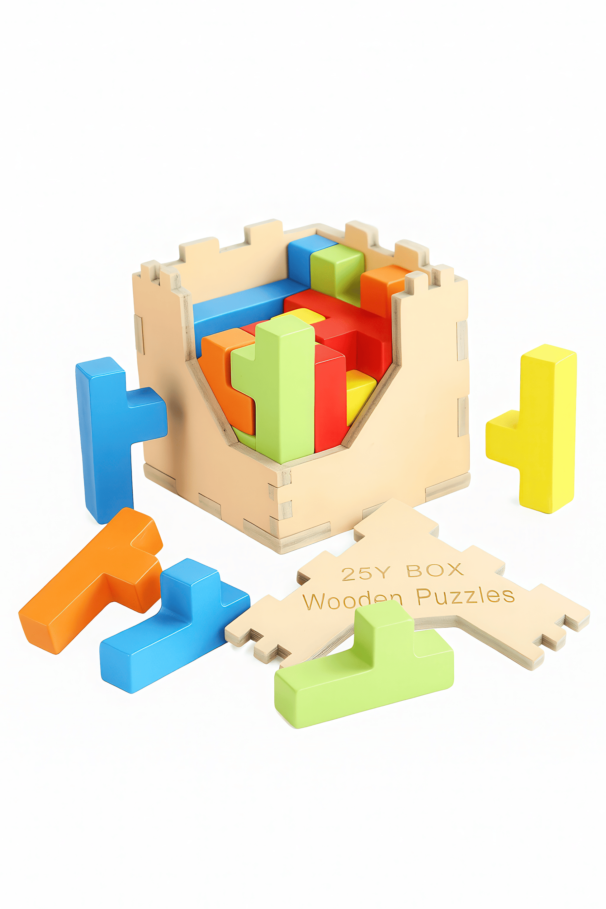 Pavoco Puzzle Tetris | kreatives 3D Puzzle für Kinder lehrreich