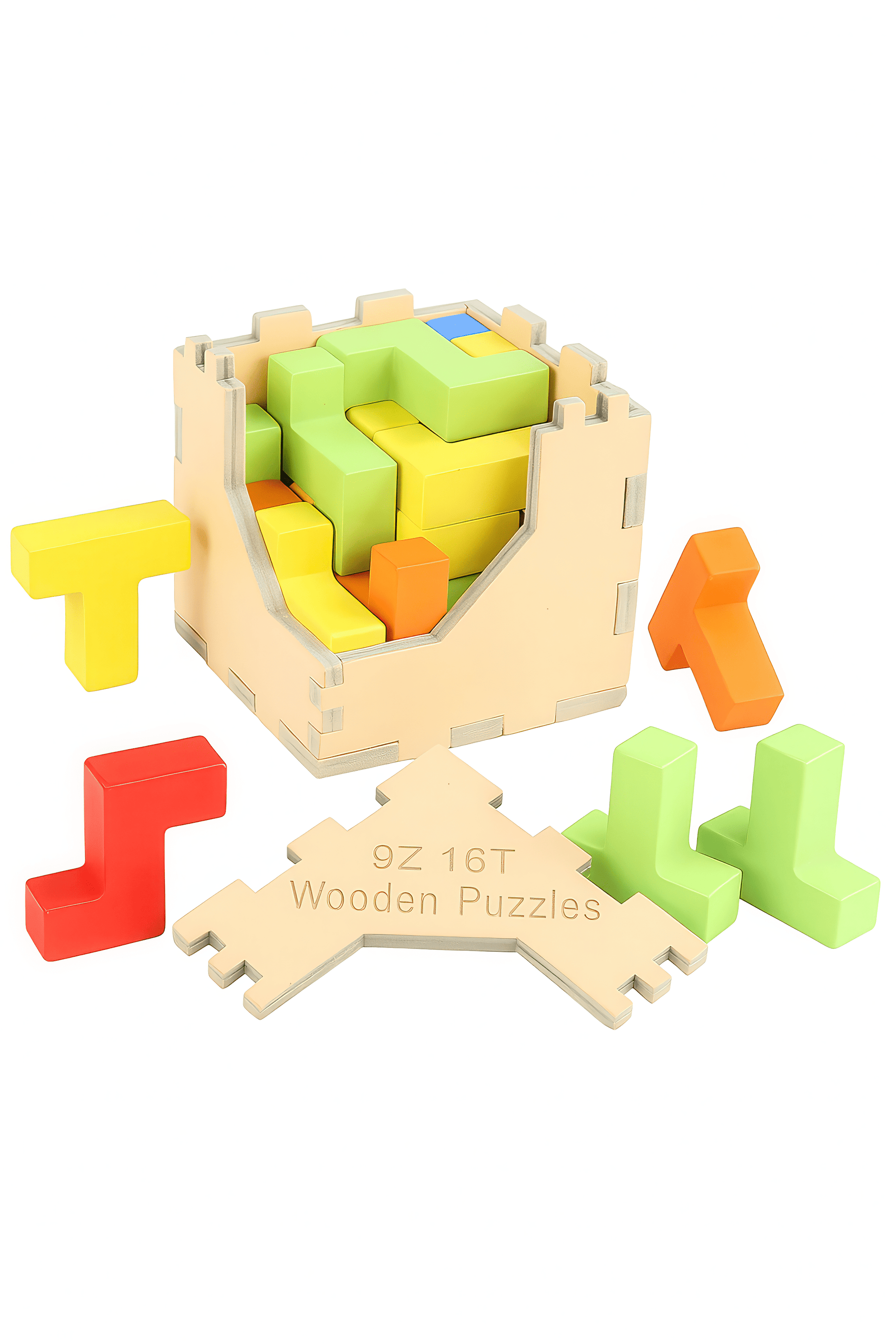 Pavoco Puzzle Tetris | kreatives 3D Puzzle für Kinder lehrreich