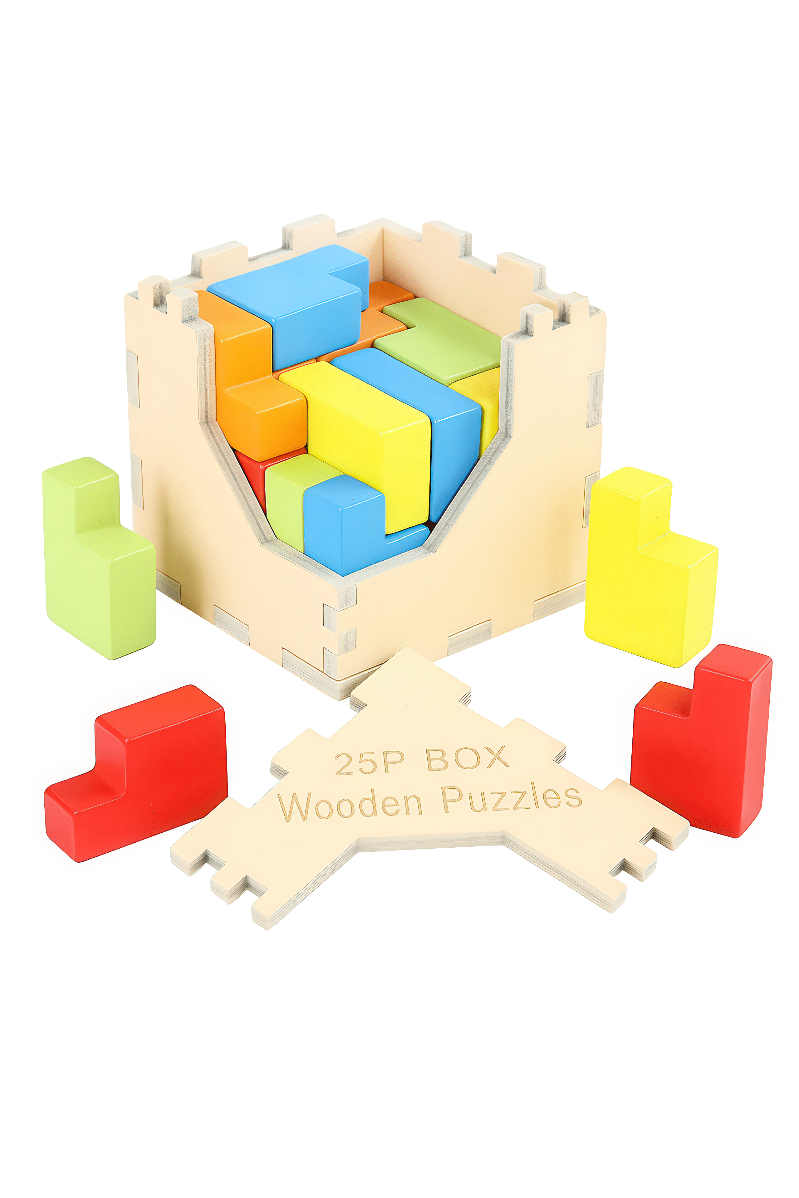 Pavoco Puzzle Tetris | kreatives 3D Puzzle für Kinder lehrreich